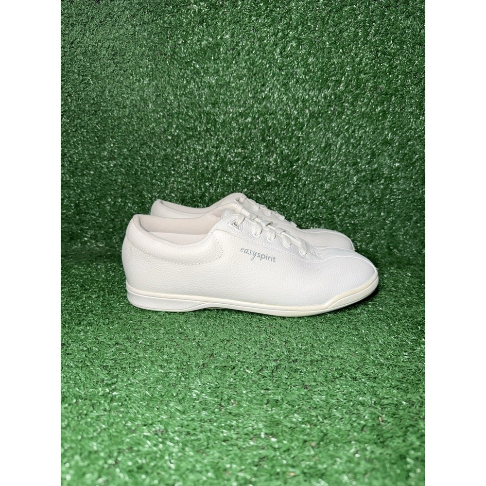 Easy Spirit Shoes Womens Size 7.5 M AP1 White Casual Shoes Leather Sneakers